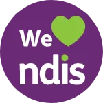 We heart NDIS Logo